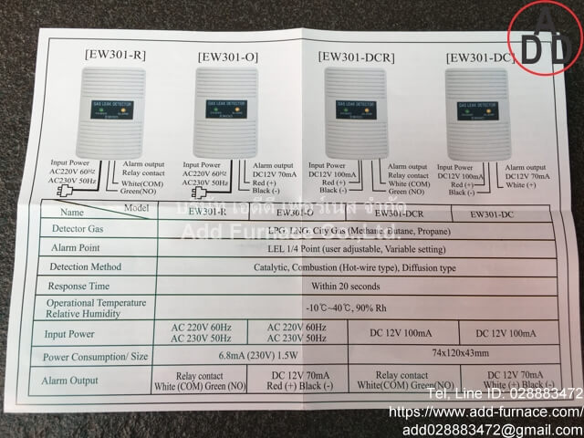 Gas Leak Detector Model: EW301DCR (6)